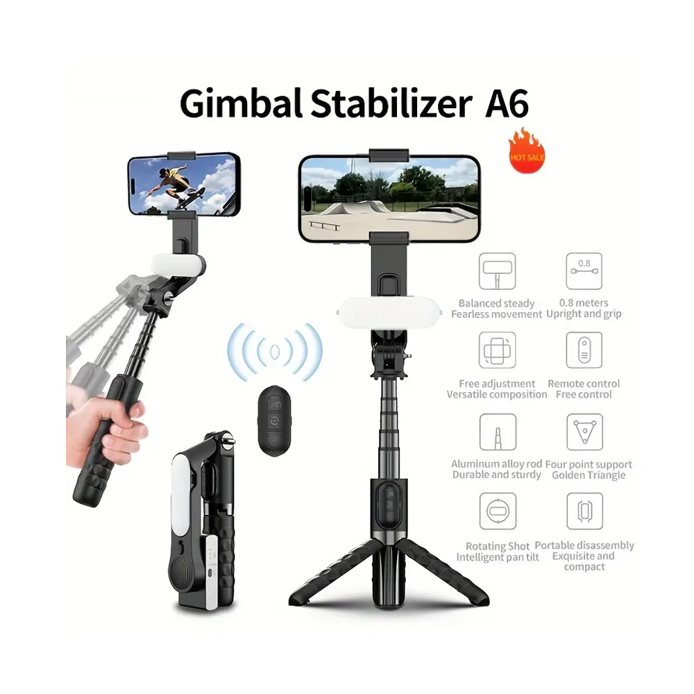 PocketCam Q08 Anti-Shake Selfie Stick - Image 8
