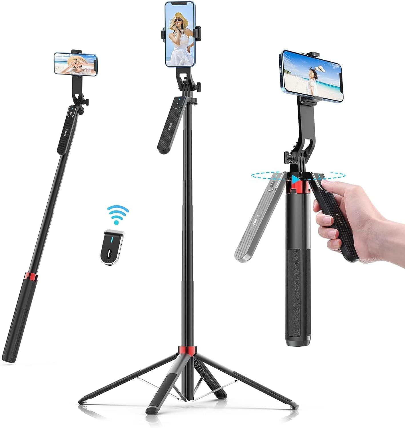 PocketCam Y17 Selfie Stick with Tripod & Remote - Image 3