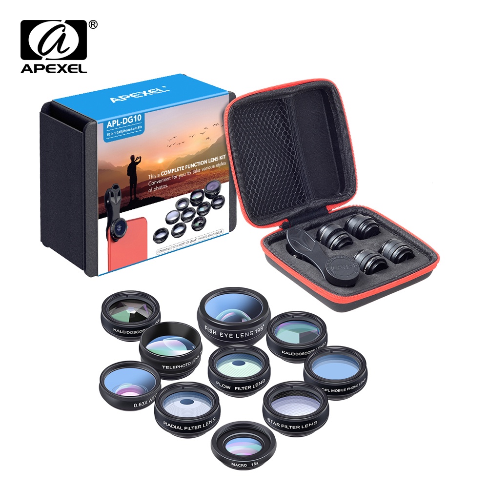 Pocketcam Studio Basics 3 in 1 Mobile Camera Lens Kit | Super Wide Angle Lens | 198 Fisheye |15X Macro Lens - Image 3