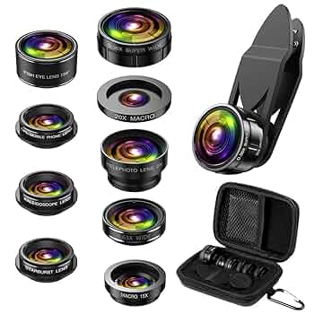 Pocketcam Studio Basics 3 in 1 Mobile Camera Lens Kit | Super Wide Angle Lens | 198 Fisheye |15X Macro Lens - Image 4